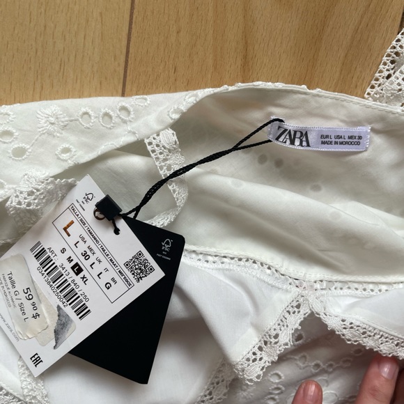 Zara pointelle dress (not nwt) - Picture 2 of 2